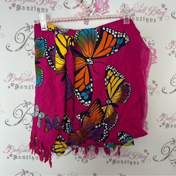 Festival wrap skirt dress with wooden heart belt loop adjustable tie up beach - Picture 3 of 4